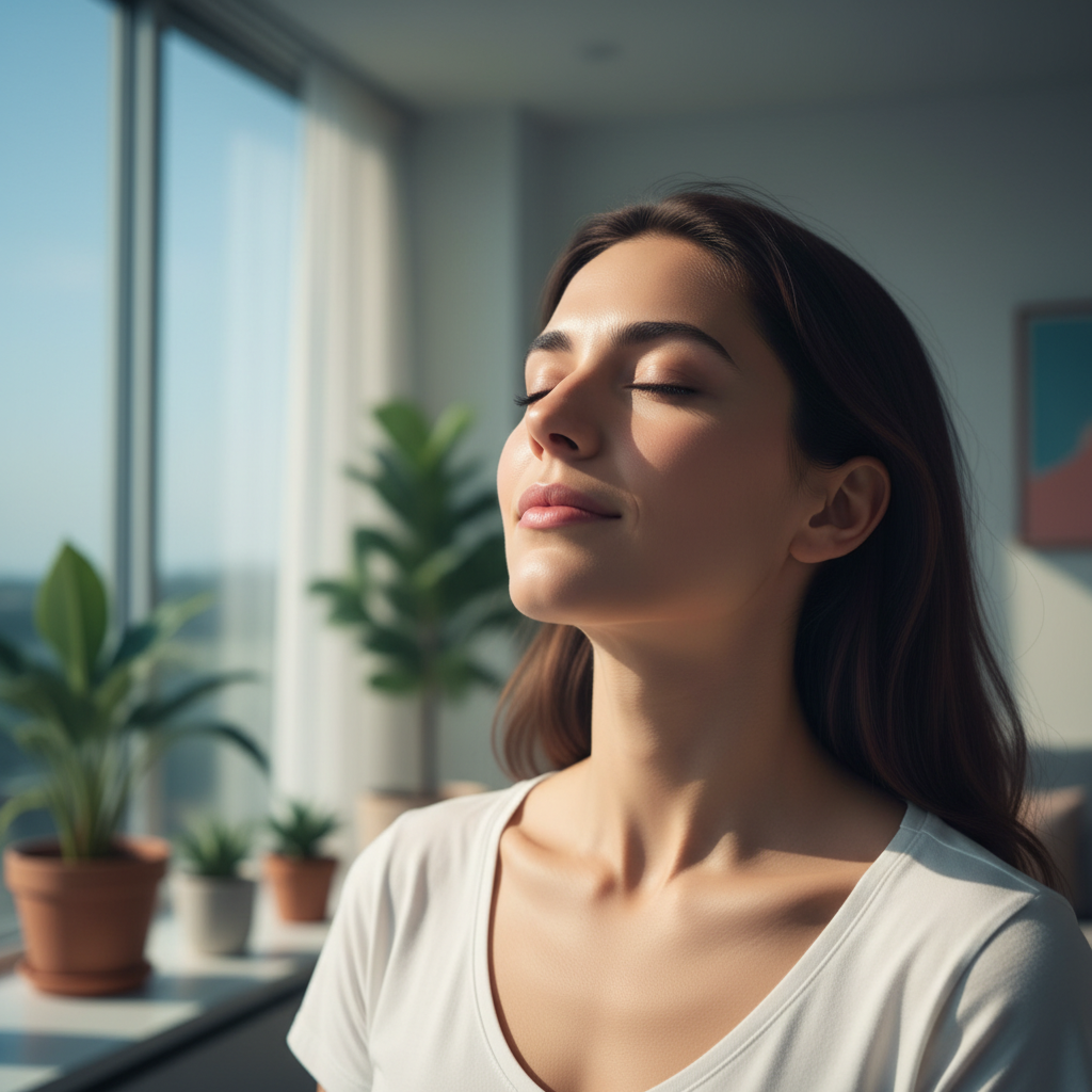 Clean air, deep breath